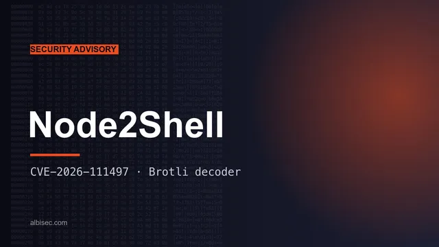 Node2Shell CVE-2026-111497 Brotli zafiyeti